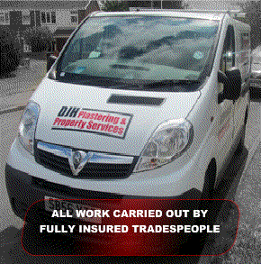 All work carried out by fully insured tradespeople