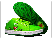 006 - Adidas Adicolor - Green Trainers - Kermit the Frog